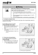 Preview for 14 page of Mafell MT55 18M bl Operating/Safety Instructions Manual