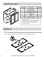 Preview for 20 page of Magick Woods Elements W2730 Assembly Instructions Manual