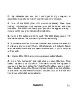 Preview for 24 page of MAGPiX B350 Instructions Manual