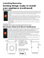 Preview for 7 page of Majestic Appliances MJ-9000V Owner'S Manual