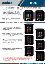 Preview for 4 page of makfa KF-35 User Manual