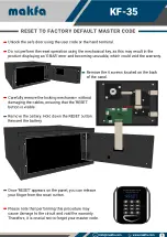 Preview for 5 page of makfa KF-35 User Manual