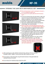 Preview for 6 page of makfa KF-35 User Manual