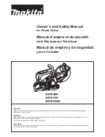 Makita EK7650H Owner'S And Safety Manual preview