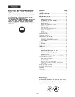 Preview for 33 page of Makita EK7650H Owner'S And Safety Manual
