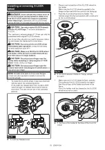 Preview for 15 page of Makita GA041GZ02 Instruction Manual