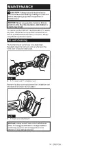 Preview for 24 page of Makita GA041GZ02 Instruction Manual