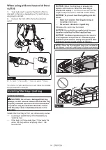 Preview for 14 page of Makita GCV08PM Instruction Manual