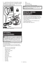 Preview for 22 page of Makita GCV08PM Instruction Manual