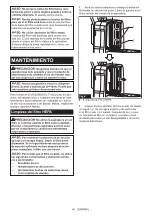 Preview for 40 page of Makita GCV08PM Instruction Manual