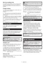 Preview for 12 page of Makita JV001GZ Instruction Manual