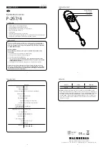 Malmbergs P-257/4 Quick Start Manual preview