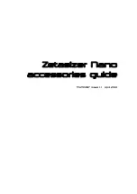 Preview for 3 page of Malvern Zetasizer Nano Series Accessories Manual