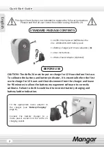 Preview for 2 page of Mangar Health Airflo 24 User Instructions