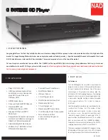 Preview for 1 page of NAD C565BEE Datasheet