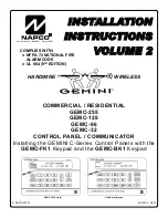 NAPCO GEMINI GEMC-255 Installation Instructions Manual preview