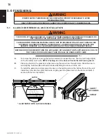 Preview for 16 page of Napoleon BEF33H Installation And Operating Insctruction Manual