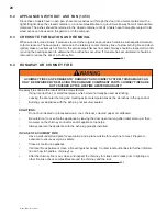 Preview for 28 page of Napoleon EPA 1100 Installation And Operating Instructions Manual