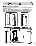 Preview for 23 page of Napoleon MIRAGE 605 Assembly And Operating Instructions Manual