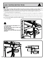 Preview for 30 page of Napoleon MIRAGE 605 Assembly And Operating Instructions Manual