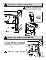 Preview for 27 page of Napoleon MIRAGE 730 Assembly And Operating Instructions Manual