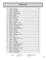 Preview for 31 page of Napoleon MIRAGE 730 Assembly And Operating Instructions Manual