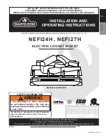 Napoleon NEFI24H Installation And Operating Instructions Manual preview