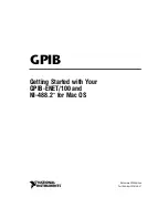 National Instruments GPIB GPIB-ENET/100 Getting Started Manual preview