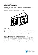 Preview for 1 page of National Instruments NI cRIO-9065 Getting Started Manual