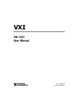 National Instruments VXI Series User Manual preview