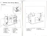 Preview for 3 page of National Sewing Machine Co B350 Manual