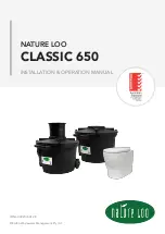 NATURE LOO CLASSIC 650 Installation & Operation Manual preview