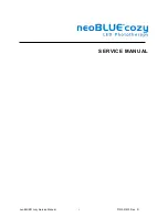 natus neoBLUE cozy Service Manual preview