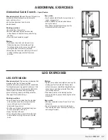 Preview for 27 page of Nautilus Be strong NS 700X Owner'S Manual