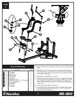 Preview for 8 page of Nautilus NS-600 Assembly Instructions Manual