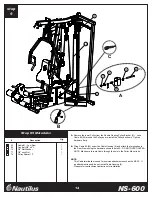 Preview for 14 page of Nautilus NS-600 Assembly Instructions Manual