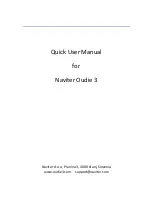 Naviter Oudie 3 Quick User Manual preview