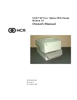 Preview for 1 page of NCR 7167 Owner'S Manual