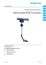 Nederman SYSTEM 920 User Manual preview