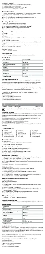 Preview for 8 page of nedis HPRF010BK Quick Start Manual