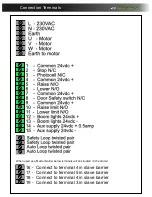 Preview for 12 page of O&M D3250 Manual