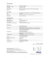 Preview for 7 page of Obihai OBi100 Technical Specifications