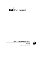 OcÃ© CS193 User Manual preview