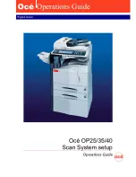 OcÃ© OP25 Operation Manual preview