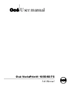 OcÃ© VarioPrint 1055 User Manual preview