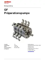 Oerlikon Barmag GF Assembly Instructions Manual preview