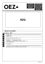 Preview for 6 page of OEZ RZG Series Instructions For Use Manual