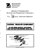 Preview for 44 page of OHAUS SCOUT Service Manual