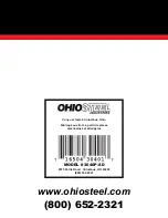 Preview for 18 page of OHIOSTEEL 3040P-SD Manual