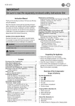 Preview for 47 page of ohmex ROB 4600 Instructions For Use And Maintenance Manual